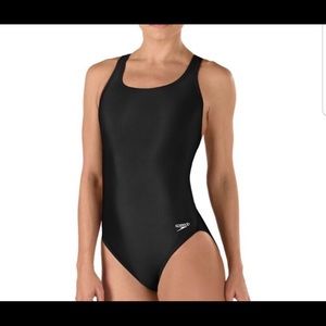 Speedo One Piece Black Swimsuit